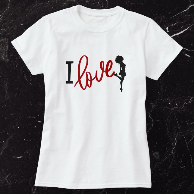 T-shirt I Love Irish Dance - Hard Shoe Irish Dancer (Créateur téléchargé)