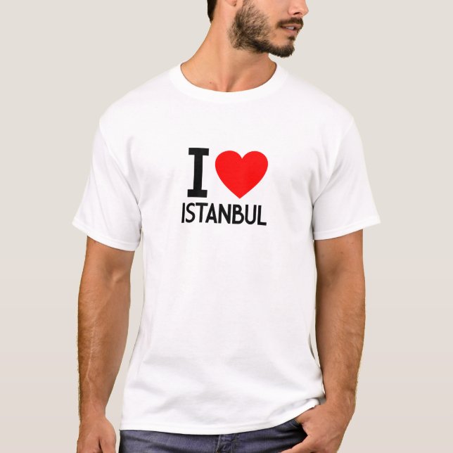 T-shirt I Love Istanbul (Devant)