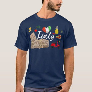 T-shirt I Love Italie et tout Italie Culture cadeau