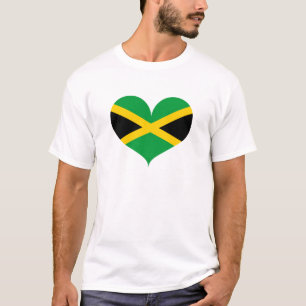 T-shirt I Love Jamaica Flag