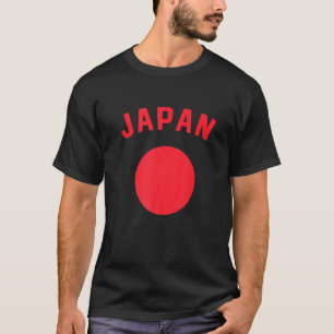 T-shirt I Love Japan Minimalist Flag of Japanese