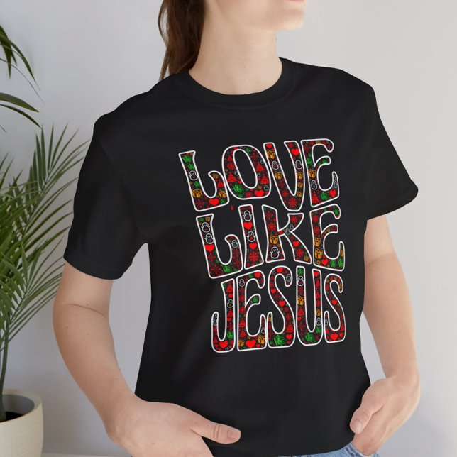 T-shirt I love Jesus  christmas  (Créateur téléchargé)