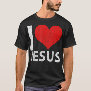 T-shirt I Love Jesus T-ShirtEs-tu un dévot patriotique de