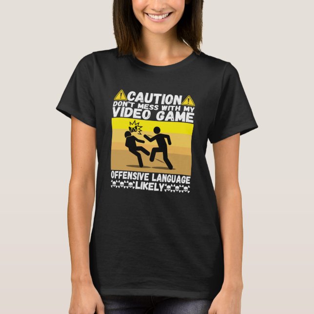 T-shirt I Love Jeux Vidéo Contrôleur Idéal Pour Les Joueur (Devant)