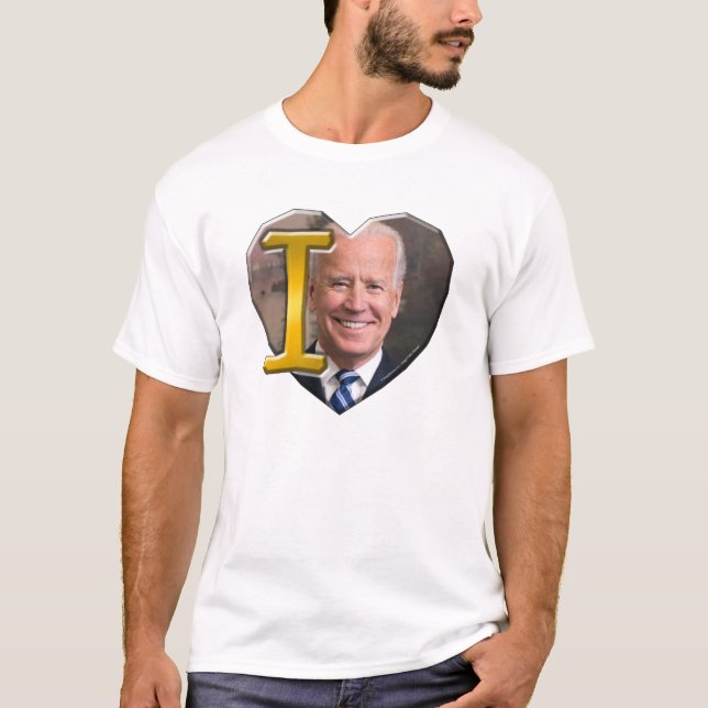 T-shirt I Love Joe Biden - (Devant)