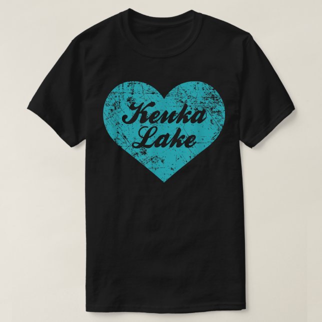 T-shirt I Love Keuka Lake, New York Camping Gift  (Design devant)