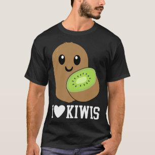 T-shirt I Love Kiwis Cute Kiwis Costume Kiwi Kiwi Outfit K