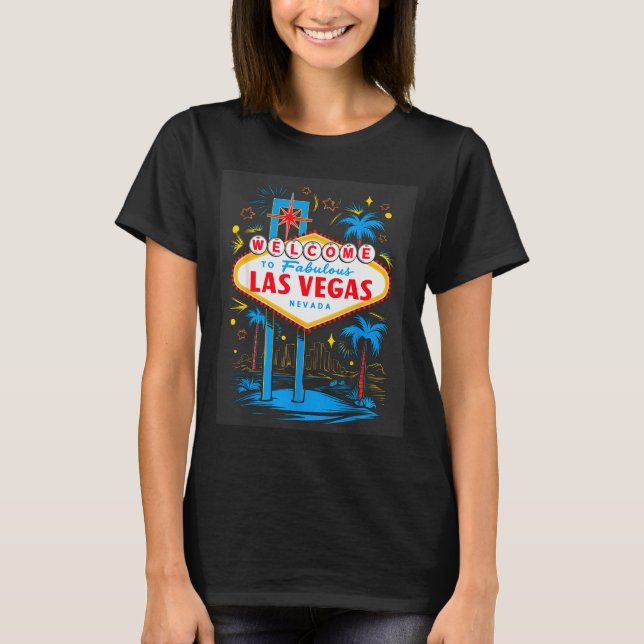 T-shirt I Love Las Vegas Nevada City Vegas Souvenir Las Ve (Devant)
