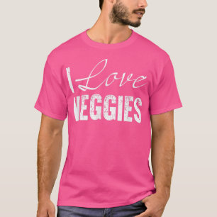 T-shirt I Love Légume Cool Végétariens Vegans