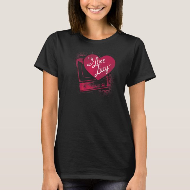 T-shirt I Love Lucy Spray Paint Heart (Devant)