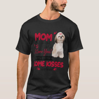 T-shirt I Love Maman Shih Tzu Chien Maman Chien Mère Fête 