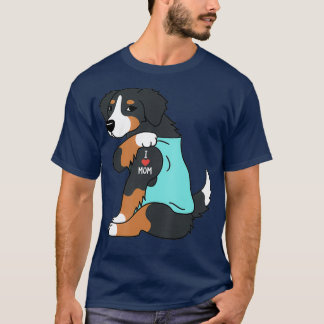 T-shirt I Love Maman Tattoo Bernese Mountain Dog Funny Day