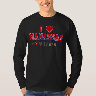T-shirt I Love Manassas Virginia