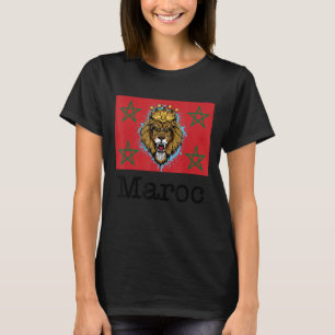 T-shirt I Love Maroc, Cool Maroc Lions illustration graphi
