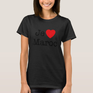 T-shirt I Love Maroc, j'aime Le Maroc Illustration Graphiq