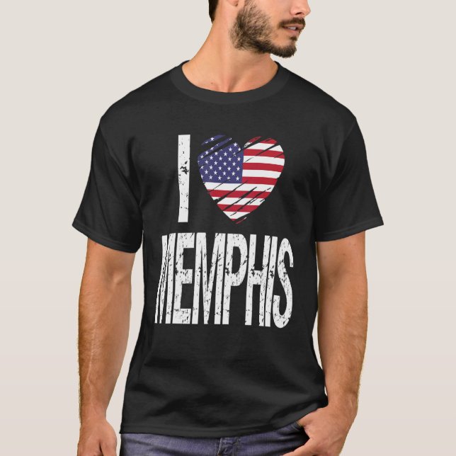 T-shirt I Love Memphis (Devant)