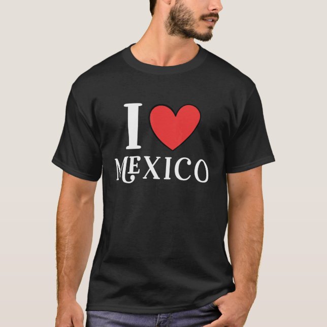T-shirt I Love Mexique 7 (Devant)