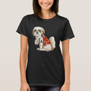 T-shirt I Love Mom Tattoo Shih Tzu Mom Fête des mères amus