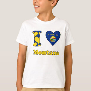 T-shirt I love Montana