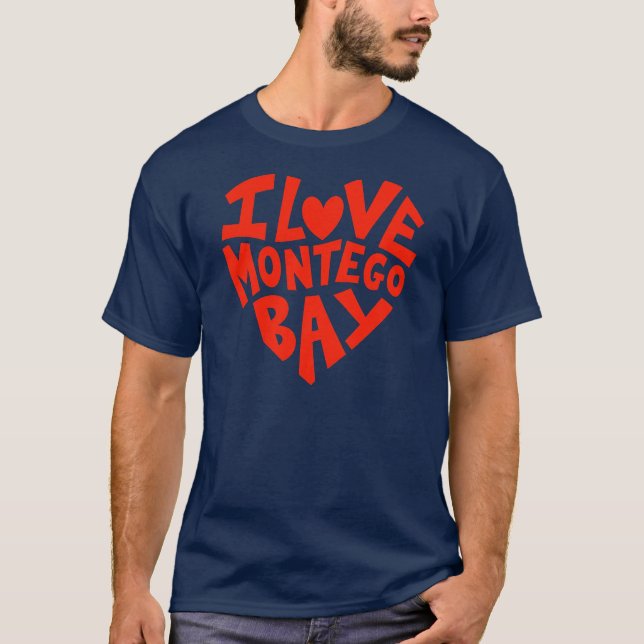T-shirt I Love Montego Bay (Devant)