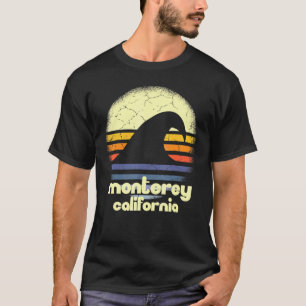 T-shirt I Love Monterey Beach California Ocean Wave CA