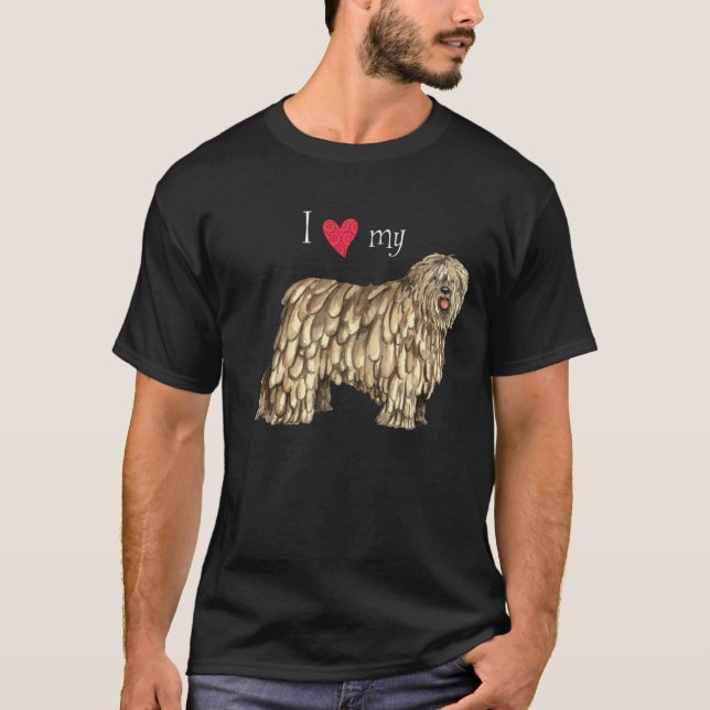T-shirt I Love my Bergamasco (Devant)