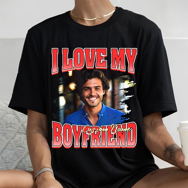 T-shirt I Love My Boyfriend bootleg valentinjour rap (Créateur téléchargé)