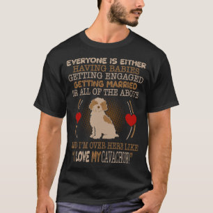T-shirt I Love My Cavachon Pet Lovers Gift