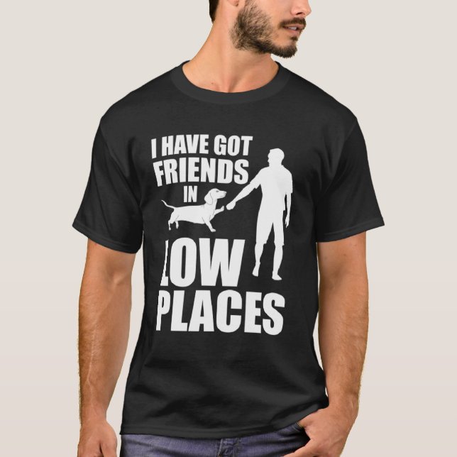 T-shirt I Love My Dachshund Maman Mama Holiday Night Wiene (Devant)