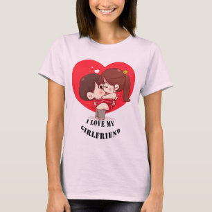 T-shirt i love my girlfriend