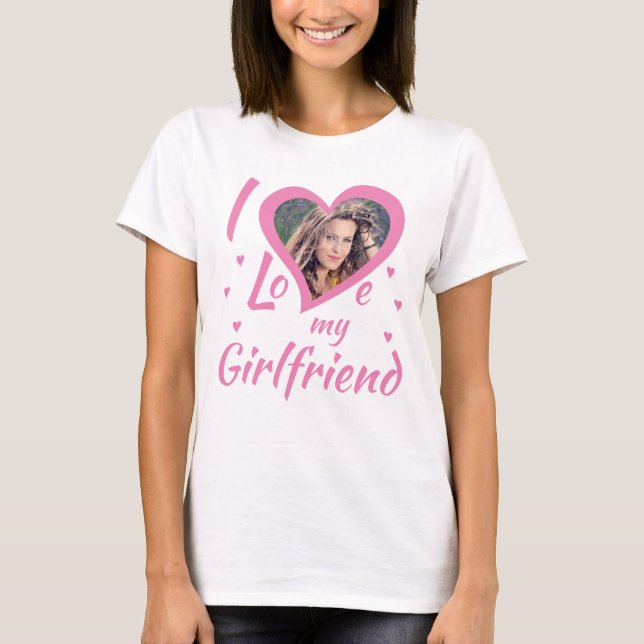 T-shirt I Love my Girlfriend (Devant)