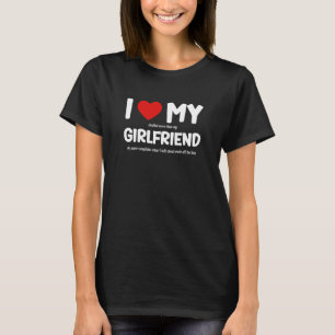 T-shirt I Love My Girlfriend AI Chatbot Artificiel Intelli