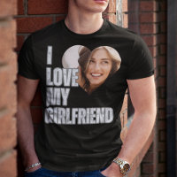 I Love My Girlfriend Heart Photo Boyfriend Cadeau