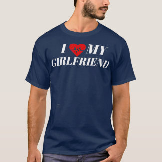 T-shirt I Love My Girlfriend I Heart My Girlfriend GF (2)