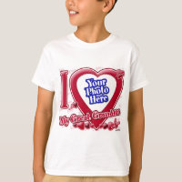 I Love My Great Grand-mère coeur rouge - photo