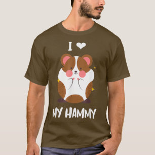 T-shirt I Love My Hammy - Mignonne propriétaire de hamster