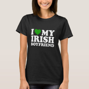 T-shirt I Love My Irish Boyfriend I Heart My Boy St Patric
