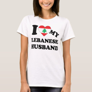 T-shirt I love my Lebanese Husband