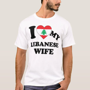 T-shirt I love my Lebanese Wife