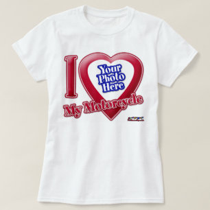 T-shirt I Love My Motorcycle - Photo