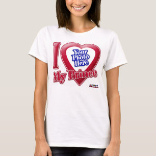 T-shirt I Love My Prince - Photo