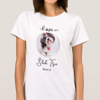 I Love My Shih Tzu Personnalisé Cute Pet Chien Pho