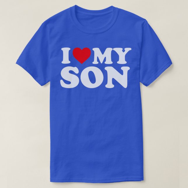 T-shirt I love My Son  (Design devant)
