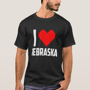 T-shirt I love Nebraska