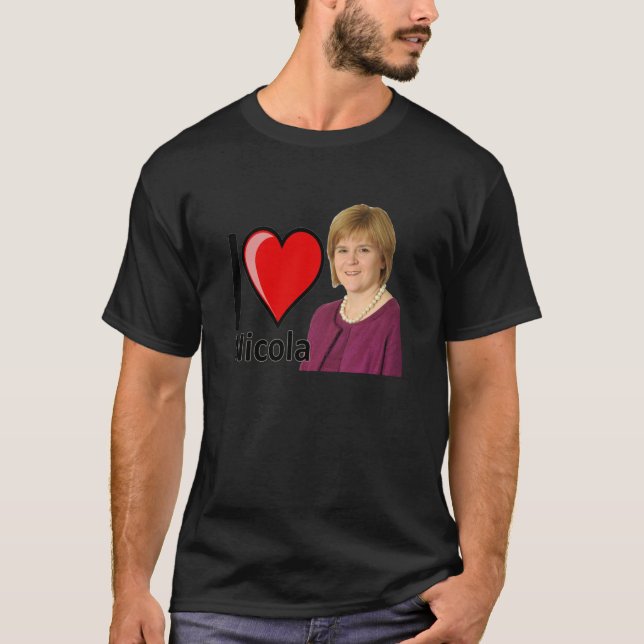 T-shirt I Love Nicola Sturgeon Essential  (Devant)