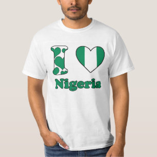 T-shirt I love Nigeria
