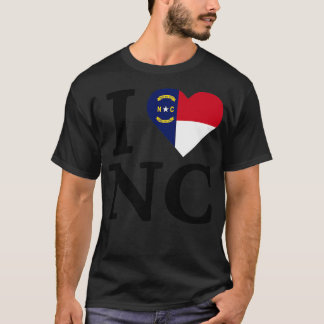 T-shirt I Love North olina 1