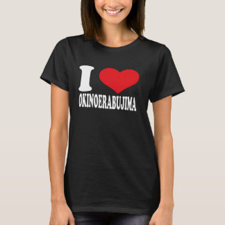 T-shirt I Love Okinoerabujima Heart Okinoerabujima Pride