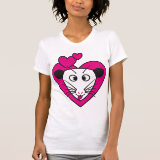 T-shirt I Love Opossum