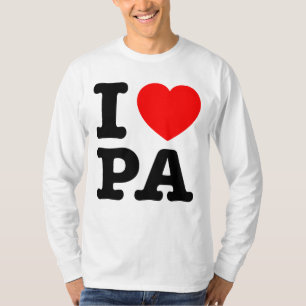 T-shirt I LOVE PA Pennsylvanie